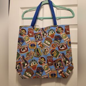 Handmade Colorful "Food Brands" themed Tote Bag